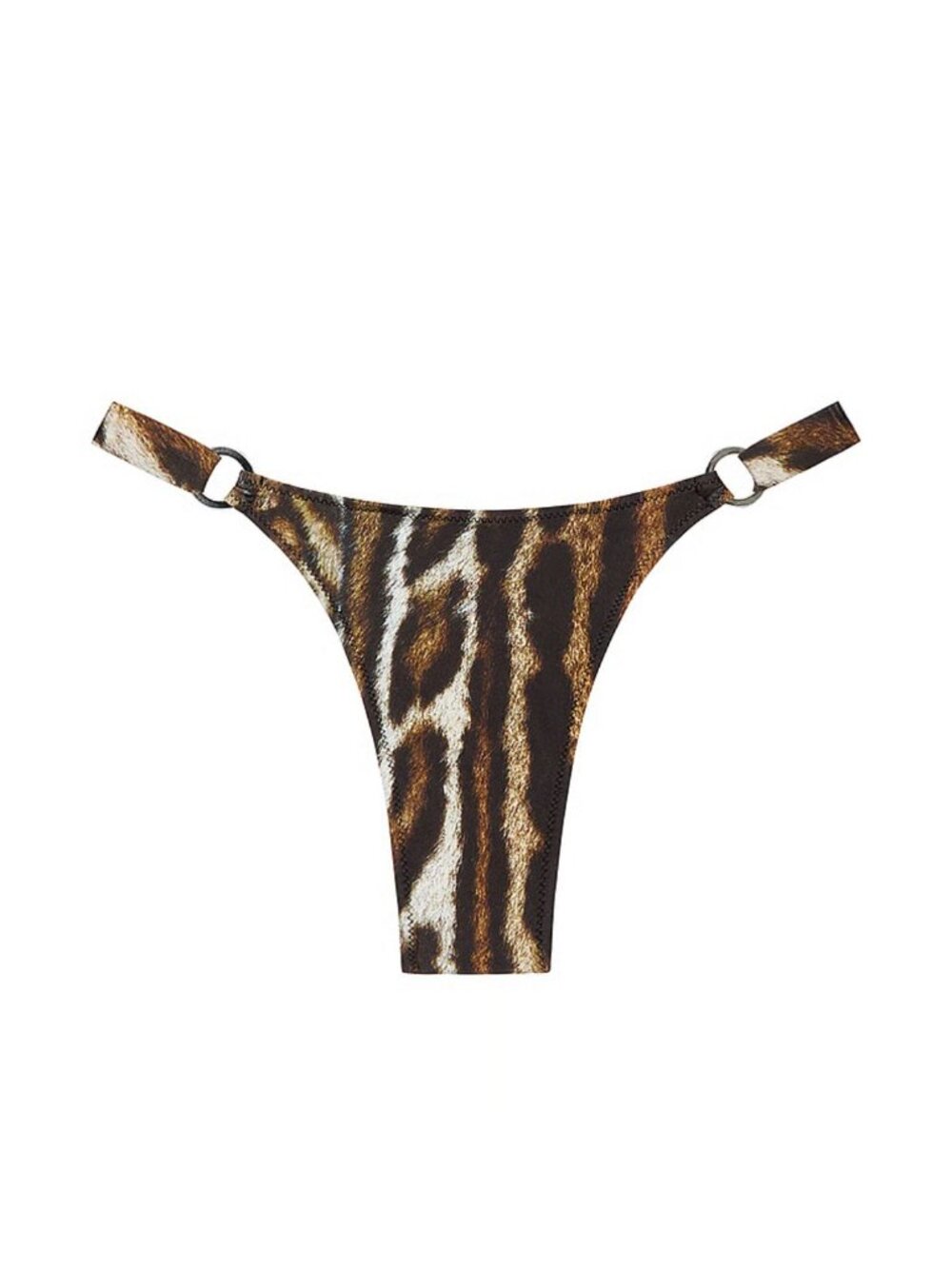 New! Tropic Of C Ocelot Leopard-Print Solana Bikini Bottom Large 34315